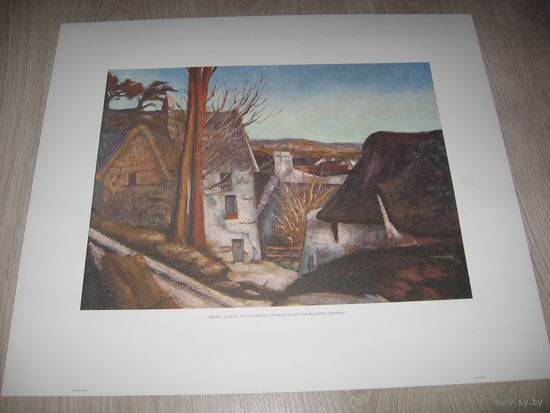 Репродукция на бумаге, отпечатана в Испании, размер 46х54 см.НОВЫЕ.