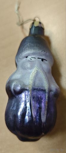 Елочная игрушка СССР. Казак. Нечастая. Синий