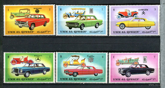 Умм-эль-Кайвайн - 1972 - Автомобили - [Mi. 637-642] - полная серия - 6 марок. MNH.  (Лот 92HN)-T2P31