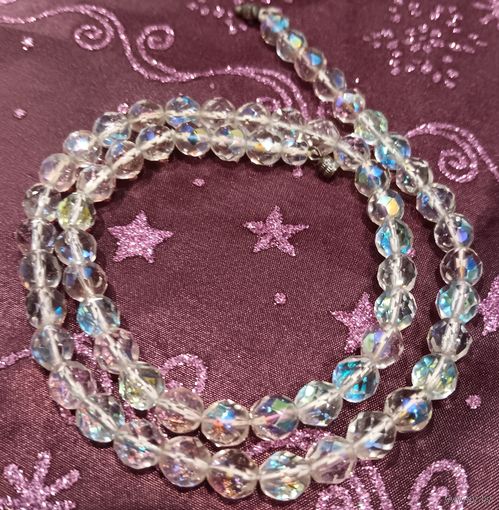 Винтажные чешские бусы. 52 см.