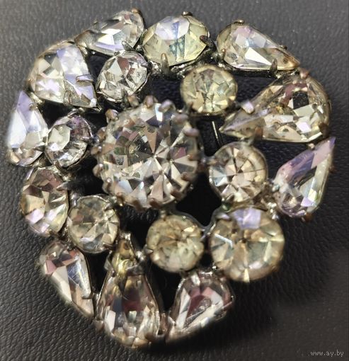 Брошь Aurora Borealis Аврора Бореалис Яблонекс Чехословакия