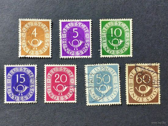 Германия 1951. Стандартный выпуск