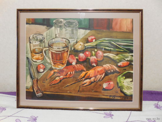 Натюрморт. Феликс Гумен. 1985 г.