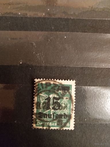 1923 Германия Рейх надпечатка (2-10)
