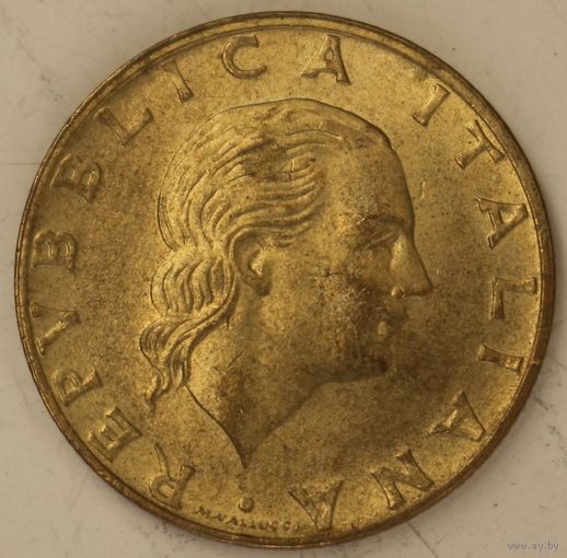 Италия 200 лир 1992 год "Выставка марок в Генуе"