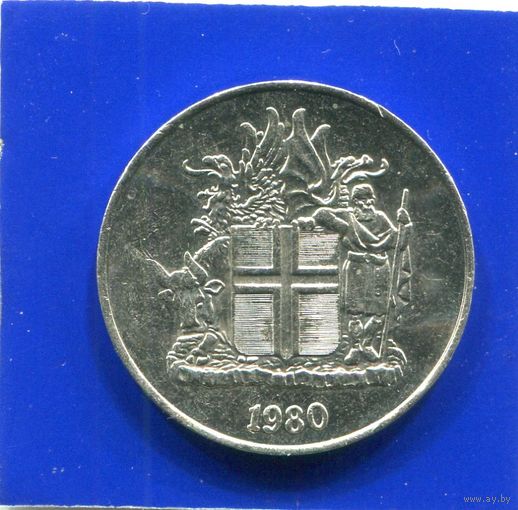 Исландия 10 крон 1980