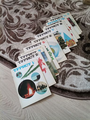 Набор журналов Турист 1986 СССР