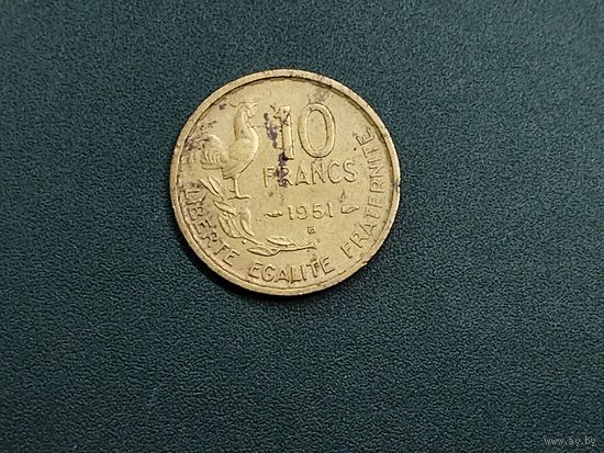 10 франков Франция.