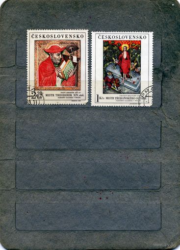 ЧЕХОСЛОВАКИЯ,1969, ЖИВОПИСЬ, 2м  гашеная