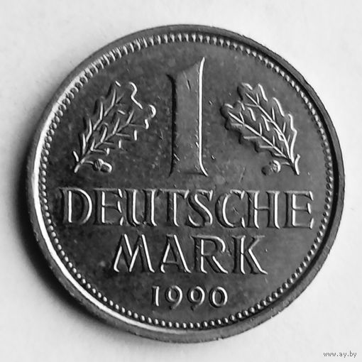 ФРГ 1 марка 1990 года (F)