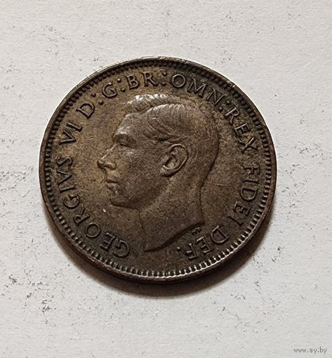 Великобритания 1 фартинг, 1950