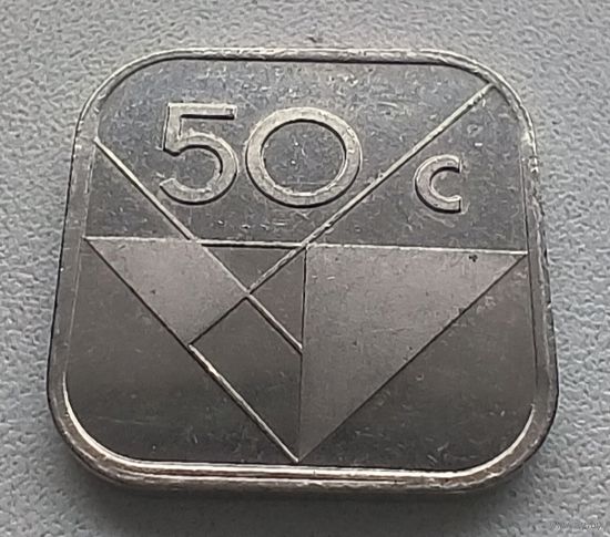 Аруба 50 центов, 1989- монетное 180 3-14-39
