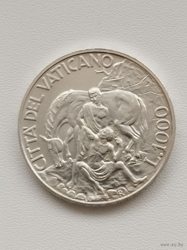 Ватикан 1000 лир 1994 год