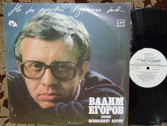Виниловая пластинка ВАДИМ ЕГОРОВ. Но не прервать связующую нить...