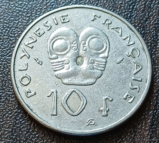 Французская Полинезия 10 франков, 1983    ( 2-7-4 )