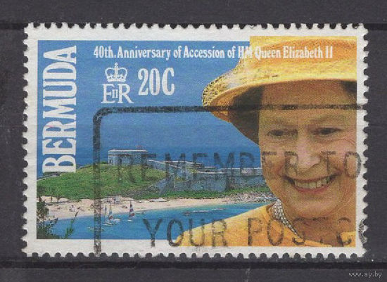Бермуды  Queen Elizabeth II, прошла почту