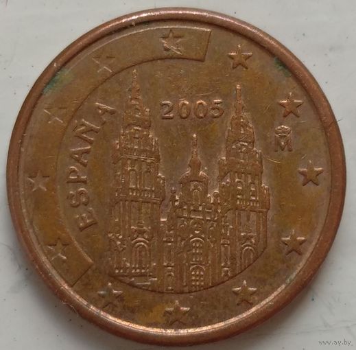 1 евроцент 2005 Испания. Возможен обмен