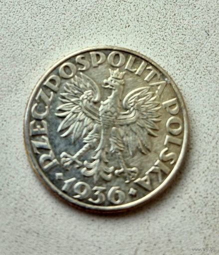 2 злотых 1936, Польша.(1)