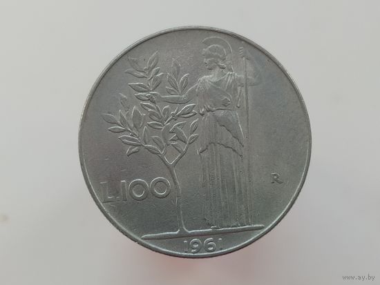 100 лир  Италия 1961 год  лот 44