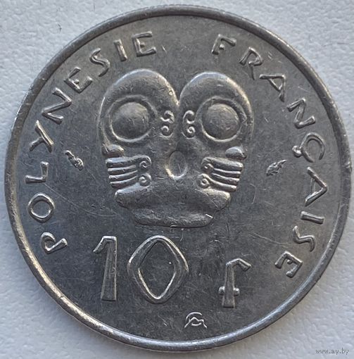 Французская Полинезия 10 франков 1975 г.