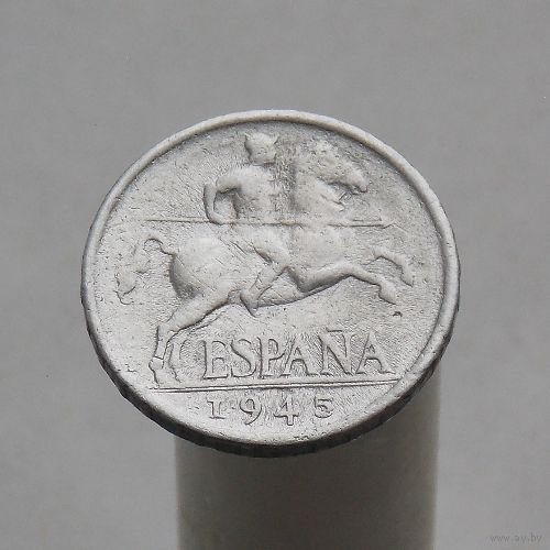 Испания 5 сентимо 1945