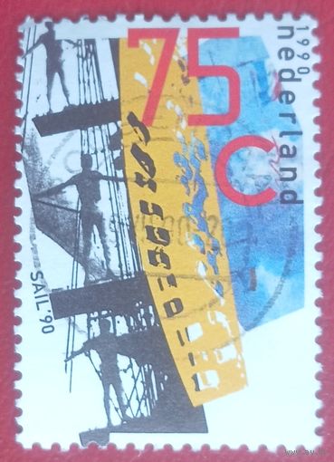 Нидерланды, 1990 г., парусная регата в Амстердаме