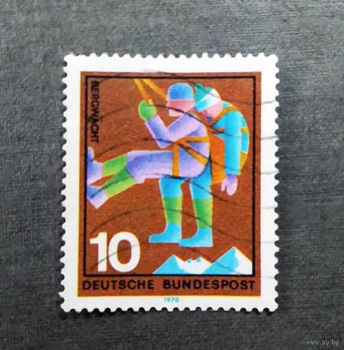 Марка Германия 1970 год