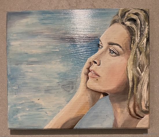 Живопись на доске "Вера Брежнева"