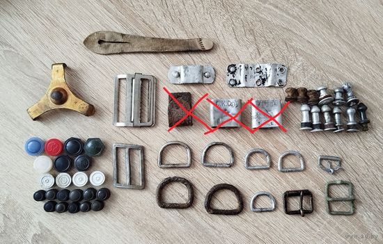 Лот немецкой фурнитуры на период ВОВ/WW2