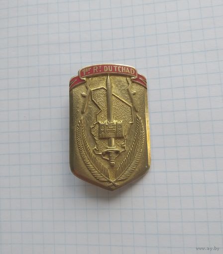 Франция. 1-й маршевый полк, Республика Чад