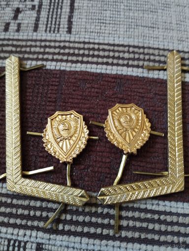 Комплект на китель старшего инспекторского состава Таможни СССР, образца 1987 года