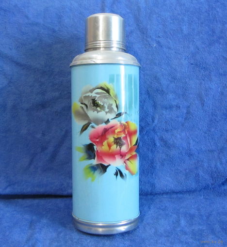 Винтажный китайский термос 2 л