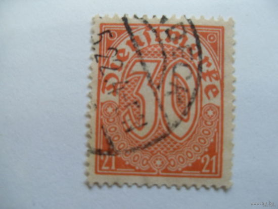 1920 Рейх. DR-DI Mi.20 Германия mi.2 euro служебные