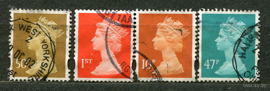 Королева Елизавета II. Великобритания. Серия 4 марки