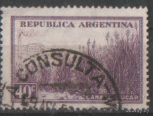АРГ. М. 424. 1936. Пейзаж. Гаш.