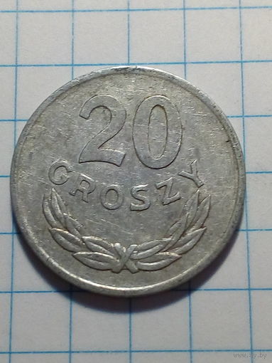20 грош Польша 1977 год