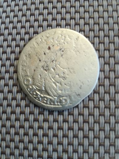 6 грошей 1662 года, ТТ.