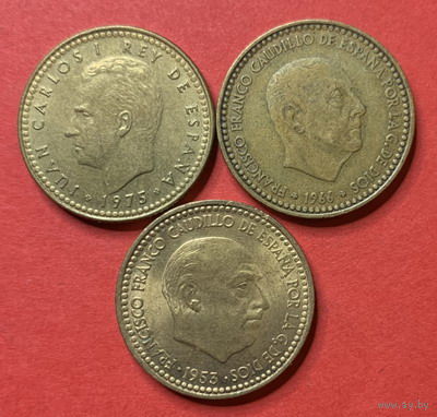 Испания, 3 монеты