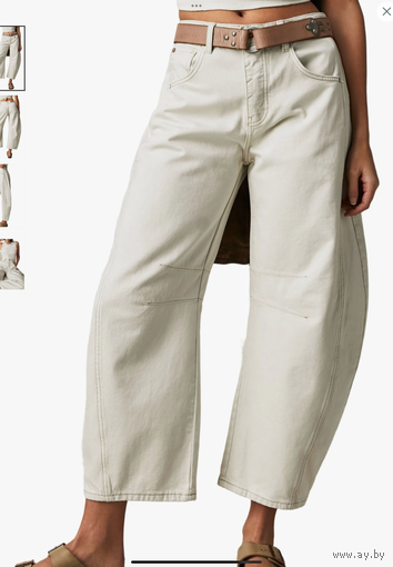 Free People джинсы Good Luck Mid Rise Barrel Leg Jeans размер 28