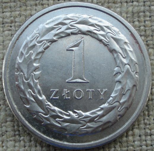1 злотый 2012 Польша