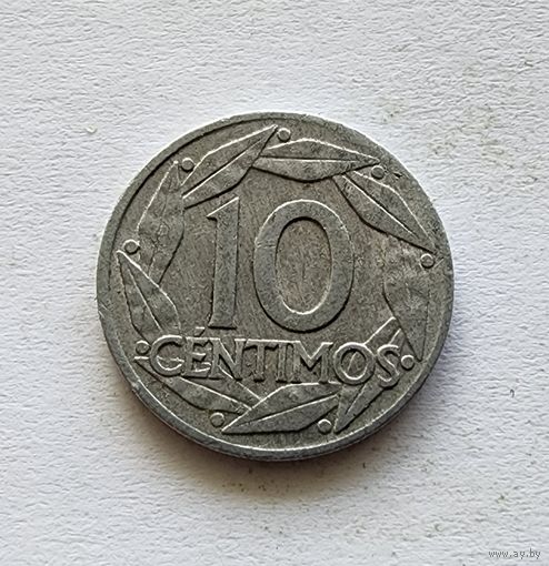 Испания 10 сентимо, 1959