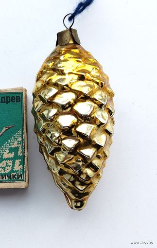 Ёлочная игрушка. Шишка. 030.