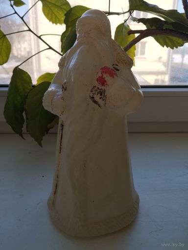 Дед Мороз, высота 23 см. СССР, пластик