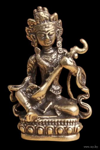 Статуэтка миниатюра Богиня Тара Бронза