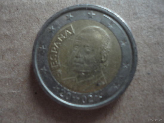 2 евро 2002 Испания