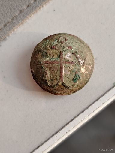 Пуговица якорь и топор