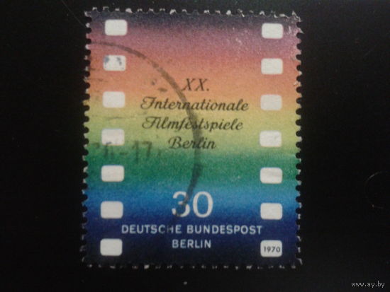 Берлин 1970 Кинофестиваль Михель-0,7 евро гаш.