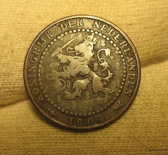 1 цент 1904 Нидерланды