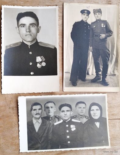 Лот фотографий военно-морского врача времен ВОВ.
