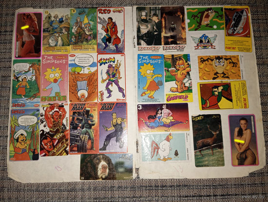 Наклейки 90-х Лот 15